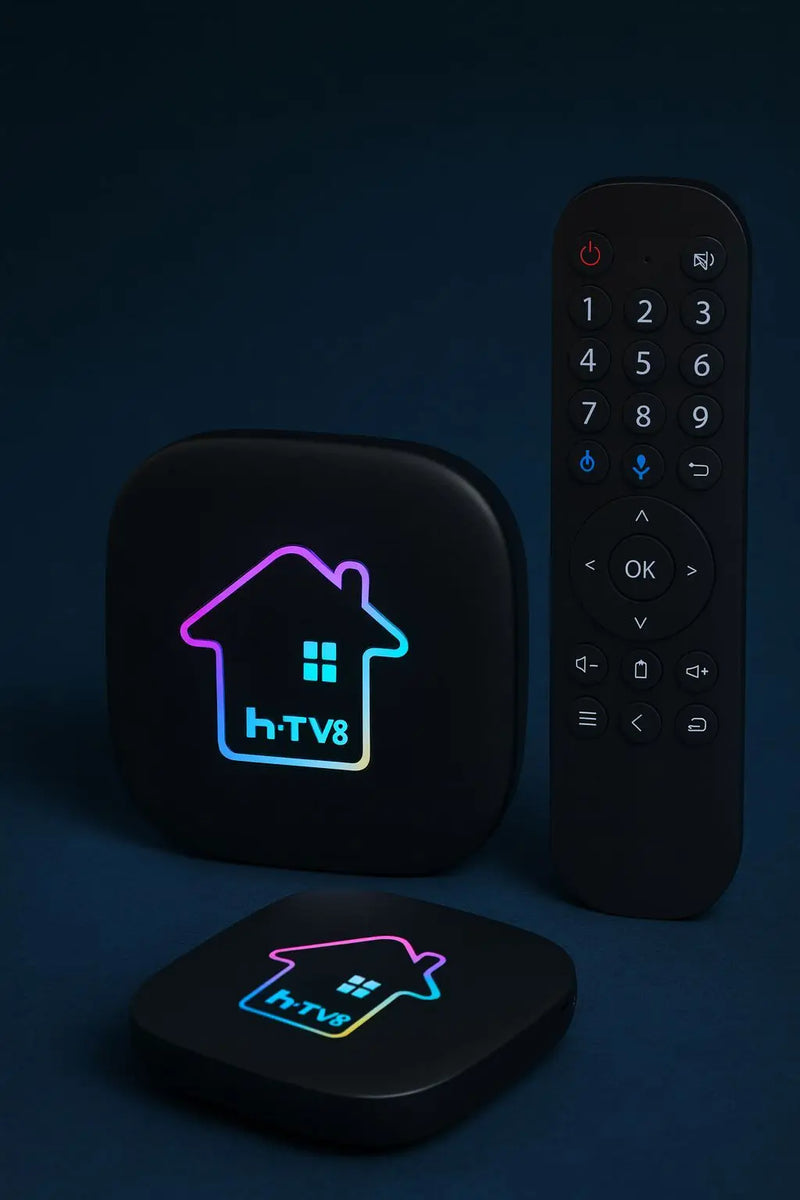 HTV 8 TV Box Android 11 - 4K, Controle por Voz, Wi-Fi Dual Band, Bluetooth 5.0