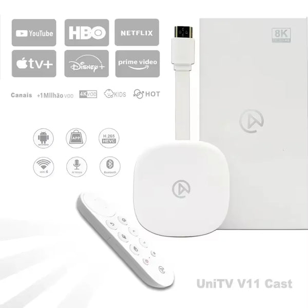 UniTV – Smart TV Box com App Gratuito, Conteúdos Ilimitados e Qualidade Full HD | Entretenimento Sem Mensalidade
