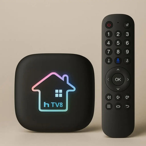 HTV 8 TV Box Android 11 - 4K, Controle por Voz, Wi-Fi Dual Band, Bluetooth 5.0