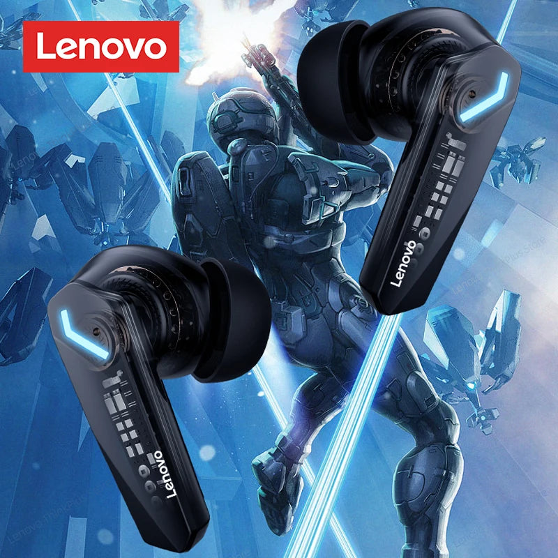 Lenovo GM2 Pro – Fones Bluetooth 5.3 para Jogos, Baixa Latência, Modo Duplo, Chamadas HD e Microfone Integrado
