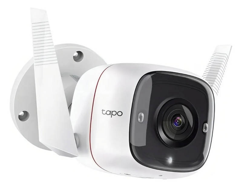 Câmera de segurança WiFi TP-Link Tapo C310 3mp Outdoor 2k 2,4 GHz Swivel 360 Night Vision de até 30 metros