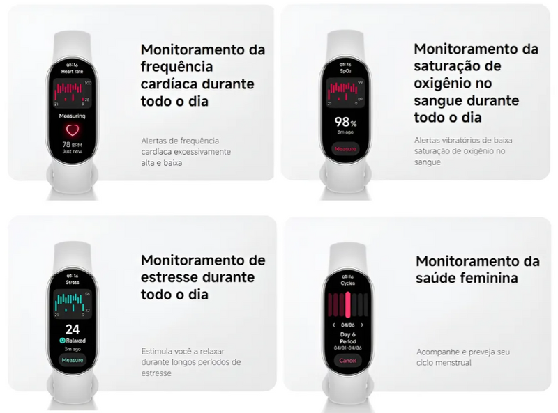 Mi Band 10 – Smartband AMOLED 1.72&