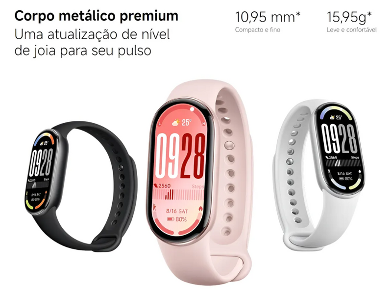 Mi Band 10 – Smartband AMOLED 1.72&