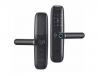 Fechadura Digital Satellite SL-75 com Biometria, Senha, chave e Cartão – Preto
