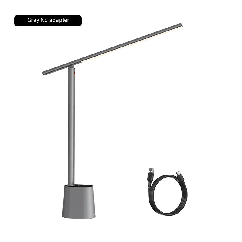 Baseus – Lâmpada de Mesa LED Inteligente, Proteção para os Olhos, Brilho Regulável, Dobrável e Luz Adaptativa