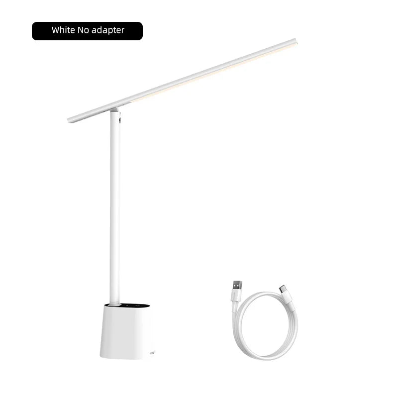 Baseus – Lâmpada de Mesa LED Inteligente, Proteção para os Olhos, Brilho Regulável, Dobrável e Luz Adaptativa