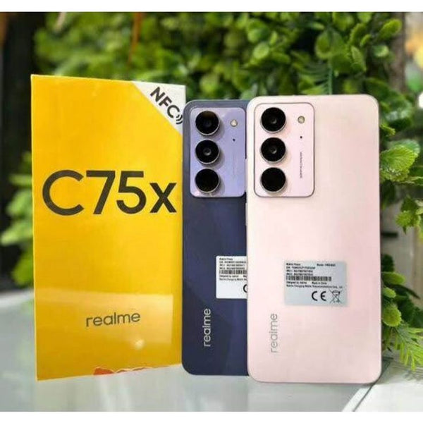 Smartphone realme C75x Dual SIM 128GB + 6GB RAM – NFC, Câmera 50MP, Bateria 5310mAh, Android 15