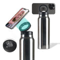 Garrafa Térmica Inox Ringo 2 em 1 – Isolamento 12h + Suporte Magnético para Celular 360°
