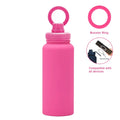 Garrafa Térmica PuraCool 1000ml Personalizável – Inox com Suporte Magnético para Celular MagSafe