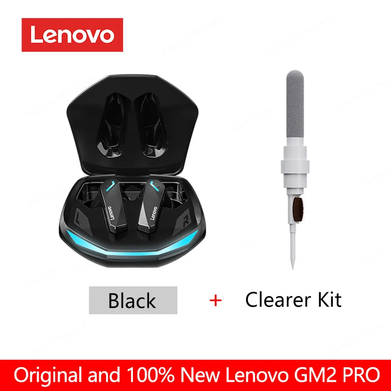 Lenovo GM2 Pro – Fones Bluetooth 5.3 para Jogos, Baixa Latência, Modo Duplo, Chamadas HD e Microfone Integrado