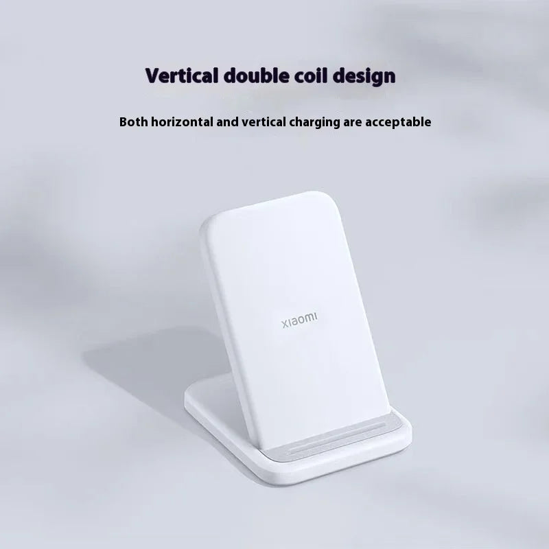Xiaomi Mi Wireless Charger 30W – Carregador Sem Fio Vertical, Carregamento Rápido, Compatível com Xiaomi, Redmi e iPhone