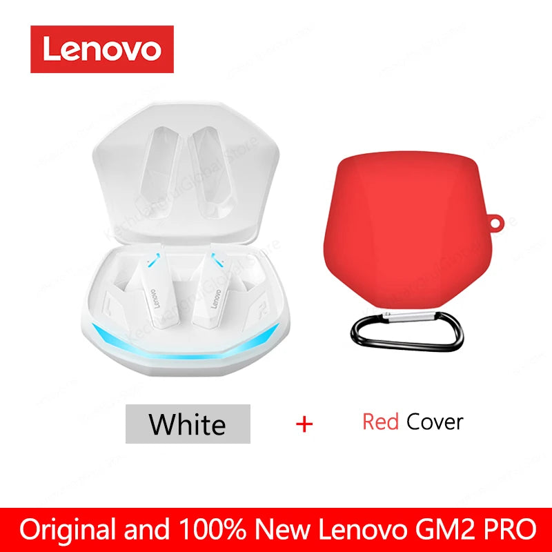 Lenovo GM2 Pro – Fones Bluetooth 5.3 para Jogos, Baixa Latência, Modo Duplo, Chamadas HD e Microfone Integrado