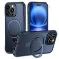 Capa MagSafe – Case Magnética Dobrável para iPhone 11 a 17, Suporte Integrado, Carga Sem Fio e Acabamento Antiderrapante