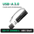 UGREEN – Leitor de Cartão USB 3.0, Compatível com SD, MicroSD e TF, Adaptador para Notebook e PC