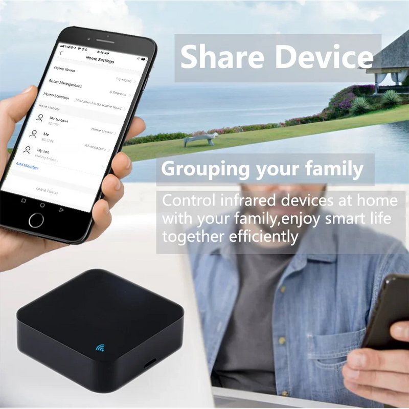 Tuya Smart IR – Controle Remoto Inteligente para Automação Residencial, Compatível com Alexa e Google Home