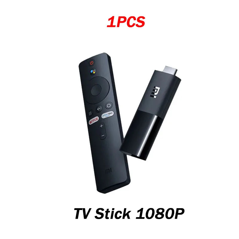 Xiaomi TV Stick – Android TV Full HD, HDR, Quad-Core, Bluetooth, Wi-Fi, 1GB+8GB e Suporte Google Assistente