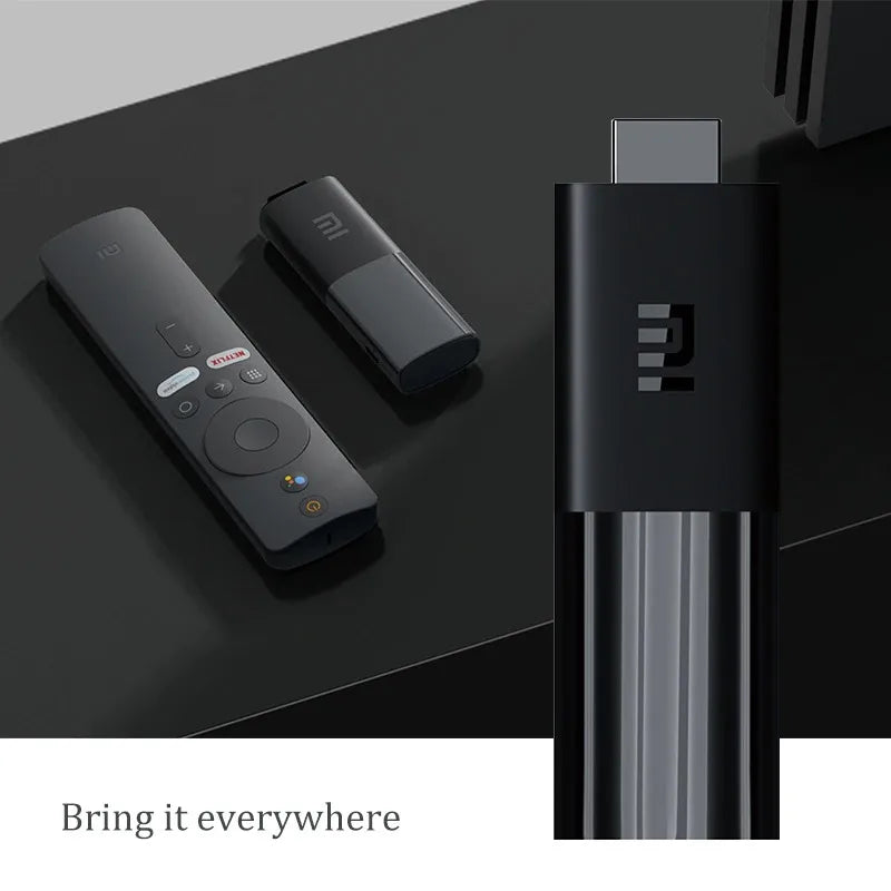 Xiaomi TV Stick – Android TV Full HD, HDR, Quad-Core, Bluetooth, Wi-Fi, 1GB+8GB e Suporte Google Assistente
