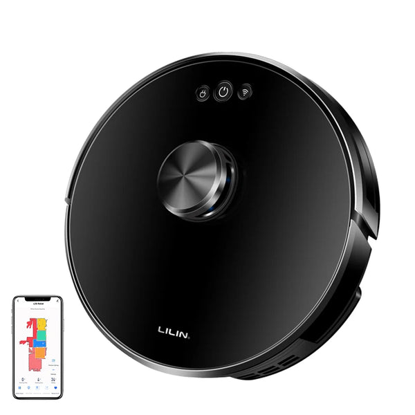 LILIN (Liectroux) Robô Aspirador Inteligente 2 em 1 – Lidar SLAM, 600ml, 360ml Água