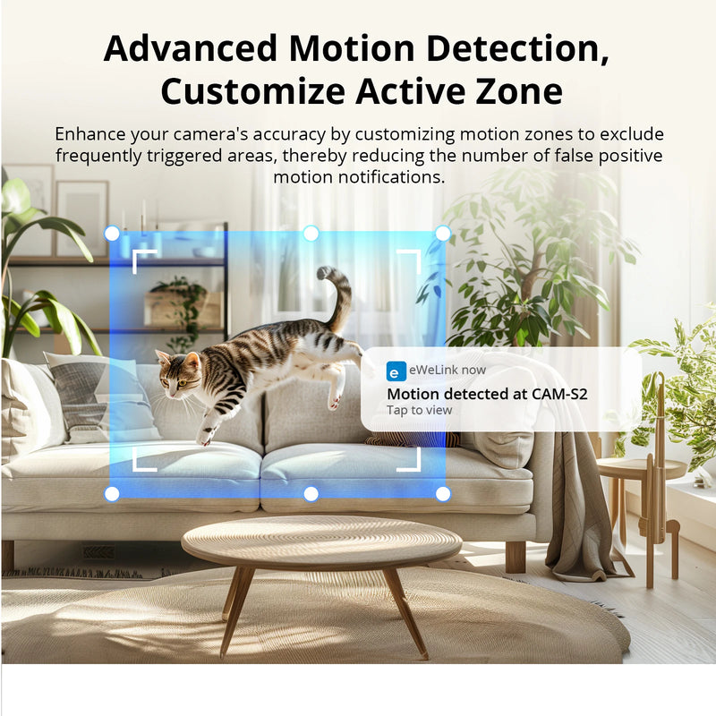 Sonoff Cam Slim Gen2 – Câmera de Segurança Inteligente 1080p, Detecção Humana, Visão Noturna e Rastreamento Automático