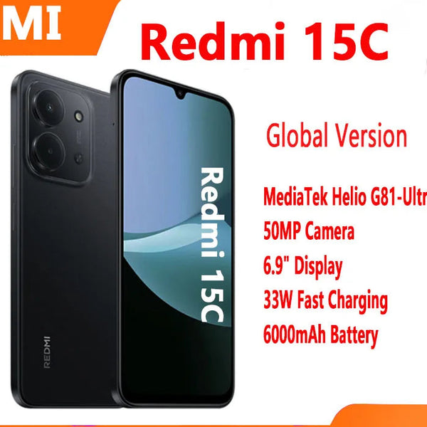 Celular Xiaomi Redmi 15C Dual SIM de 256GB 8GB RAM de 6.9" 50MP+8MP - (Global)