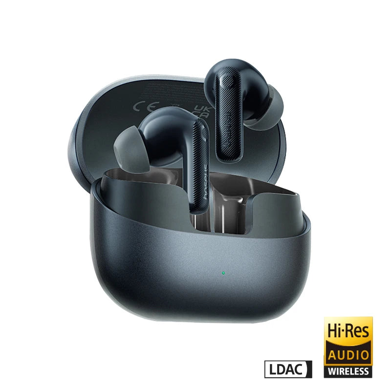 Baseus EP10 Pro – Fones Bluetooth ANC 50dB, 6 Microfones, Hi-Res LDAC, IP55 e Som Adaptativo em Tempo Real
