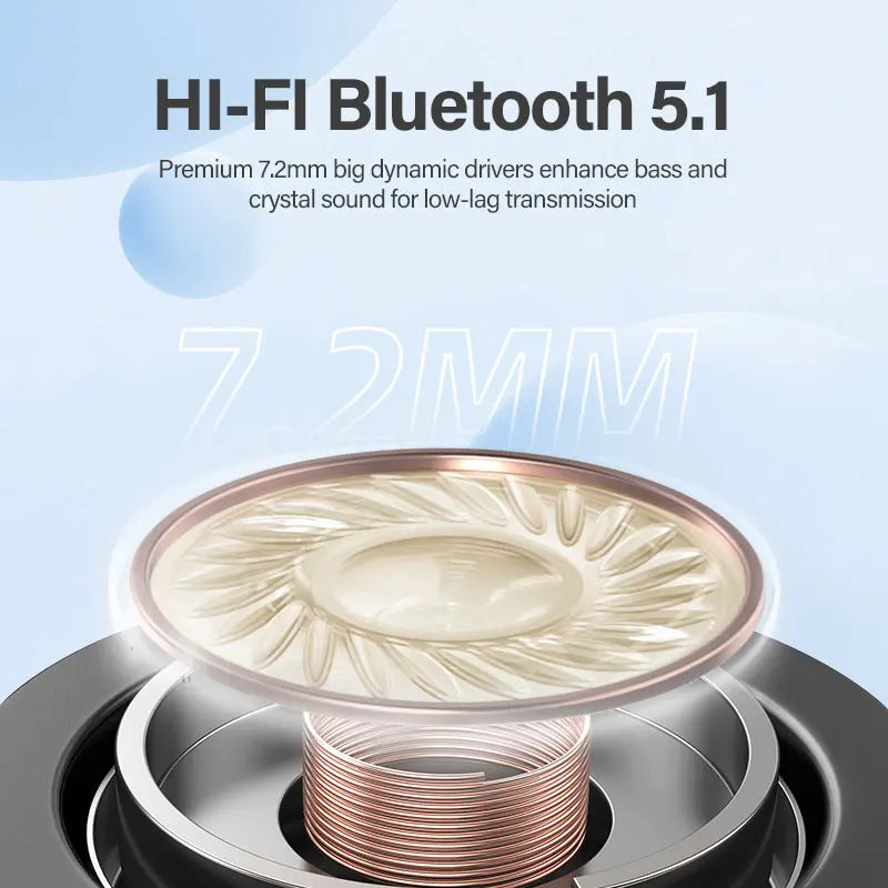 QCY T13 – Fones Bluetooth TWS, 4 Microfones ENC, Chamadas HD e Toque Inteligente