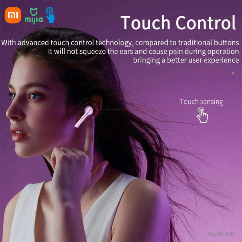 Fone Xiaomi J18 Bluetooth com Cancelamento de Ruído Ativo e Microfone – Som Estéreo, Resistentes à Água