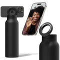 Garrafa Térmica Inox Ringo 2 em 1 – Isolamento 12h + Suporte Magnético para Celular 360°