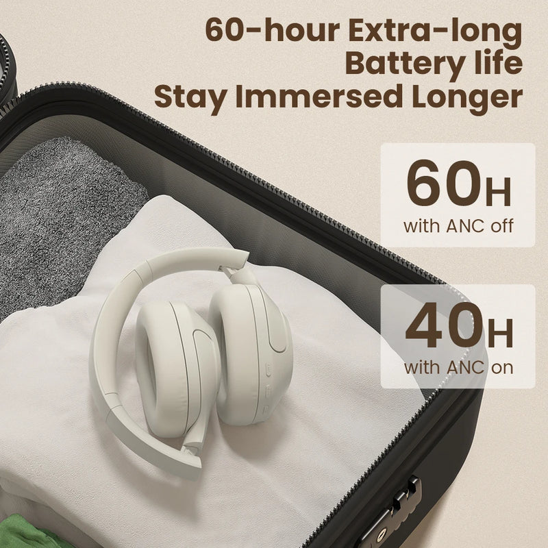 Haylou S35 ANC – Headset Bluetooth Over-Ear, ANC 42dB, Drivers Dinâmicos 40mm
