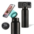 Garrafa Térmica Inox Ringo 2 em 1 – Isolamento 12h + Suporte Magnético para Celular 360°
