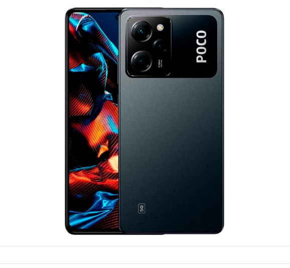 Poco X5 Pro 5G — 6 GB RAM | 128 GB | Tela AMOLED 120 Hz | Preto