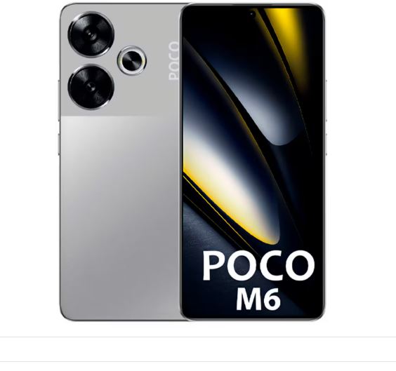 Xiaomi Poco M6 – 6 GB RAM | 128 GB | Tela 6.74” | Prata
