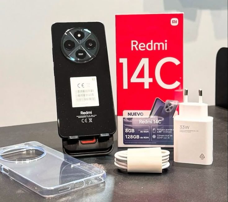Xiaomi Redmi 14C 128GB RAM Dual SIM – Tela 6.88” 120Hz (Preto)